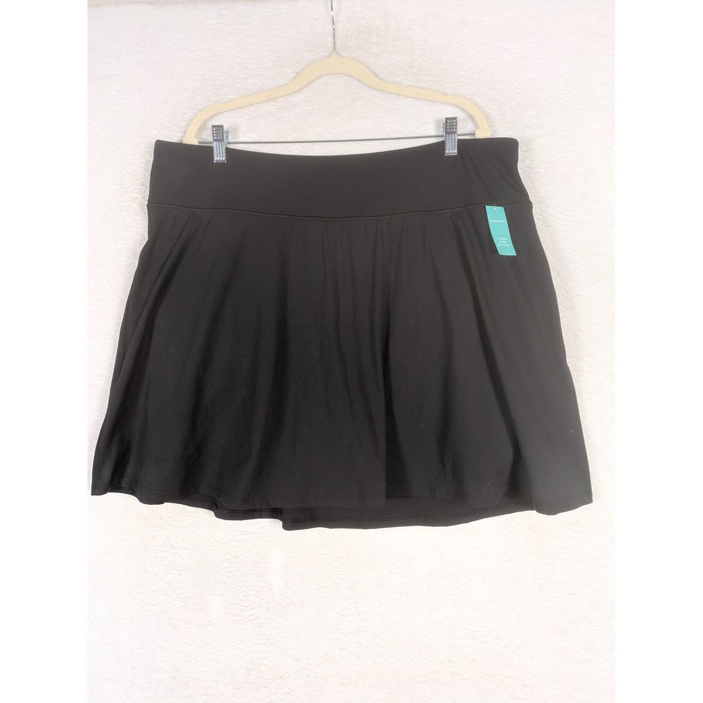 NEW Maurices Skort Women's 2X Black High Rise Activewear Athletic Mini Skirt
